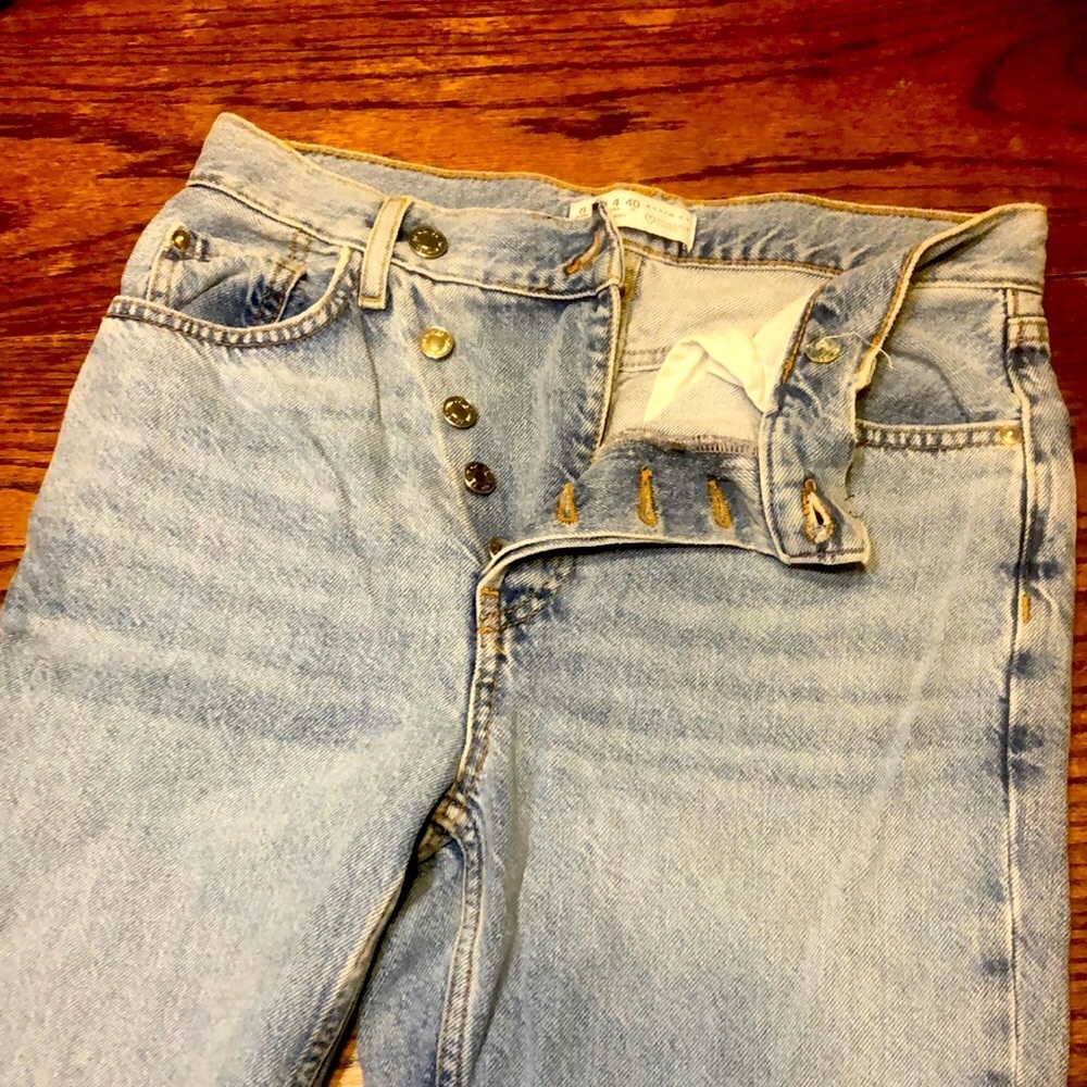 Primark bootcut jeans hemline slit
